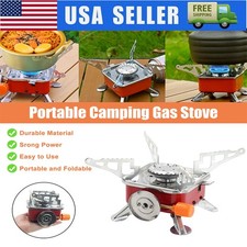Portable Gas Propane Stove Outdoor Camping Butane Hiking Picnic Burner CookingUS