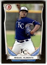 2014 Bowman Draft #TP-71 Miguel Almonte Top Prospects Black Kansas City Royals