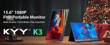 KYY K3 Gray HDMI USB Type-C FHD 15.6 Inch Screen Portable Monitor