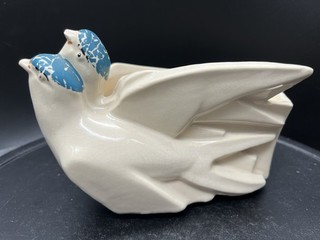 McCoy Pottery Swallows In Flight Planter c.1945