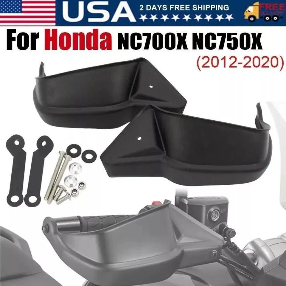 Motorcycle ABS HandGuards Protectors For 2014-2021 Honda NC700X NC750X NC750S Foto 2 de 4