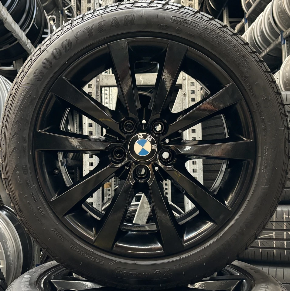 4x Original BMW Winterräder 245/45 R18 100V - für 5er F10 F11 6er F12 F13 1438 - Bild 2 von 3
