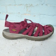 Keen Waterproof Sandals UK 6 Eur 39 Womens Cerise Pink Slip on Shoes Pre-loved