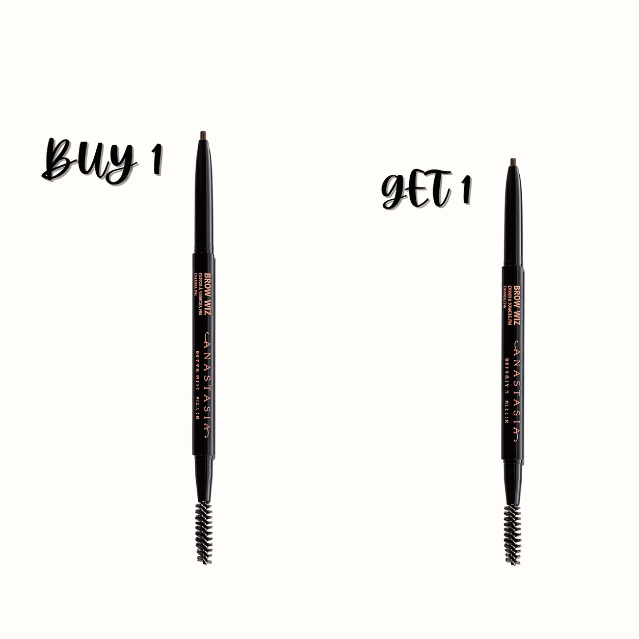 Anastasia Beverly Hills Caramel Brow Wiz Skinny Brow Pencil 0.85g (X2)