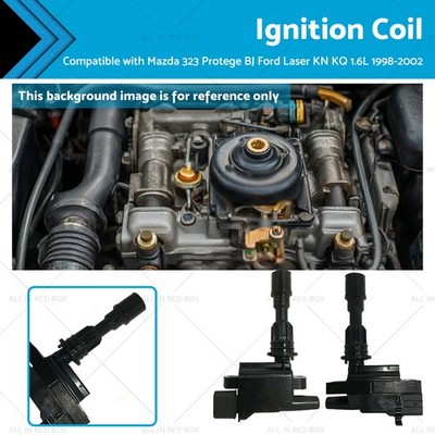 2x Ignition Coils Pack Suitable for Mazda 323 Protege BJ Ford Laser KN KQ 1.6L