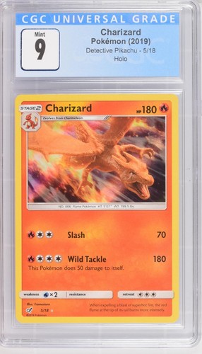 Charizard graded CGC 9 for sale on eBay