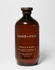 New Sand Fog Vanilla Amber Body Wash Shower Gel 32 oz