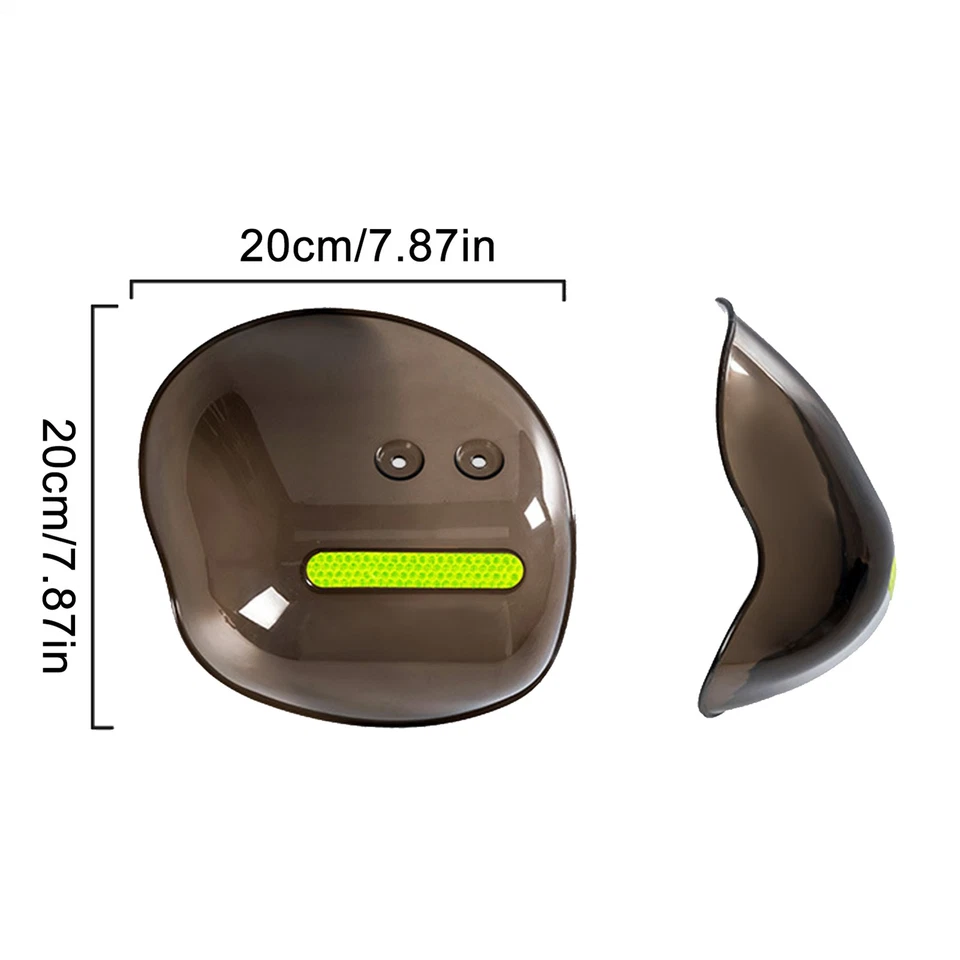 Motorcycle Hand Guard Cold Wind Deflector Windshield Shield Protector Universal Foto 2 de 4