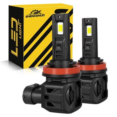 LED Fog/Driving Bulbs H8 H16 H11 Fog Light White 6000K 2Pcs High Power Lamp 120W