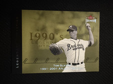2002 Fleer Premium #26 LD Tom Glavine Legendary Dynasties