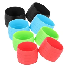 4 Pairs Silicone Wrap Sleeves Bike Handlebar Tape Retaining For Cycling