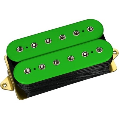 DiMarzio DP100 Super Distortion Humbucker Bridge Pickup Green W/Chrome Poles