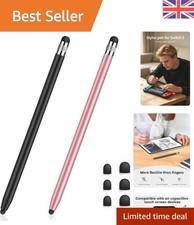 Portable Stylus Pen for Touchscreen Devices - Dual Tip with Replacement Options