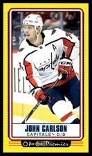 2021 O-Pee-Chee Premier Tallboys Yellow Hockey John Carlson P-15 Capitals
