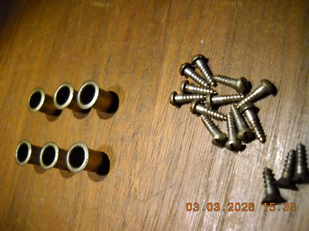 KLUSON BUSHINGS AND SCREWS 1940