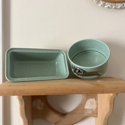 Mini Baking Set 2 Pc Carbon, Steel, Nonstick Loaf Pan And Springform Pan