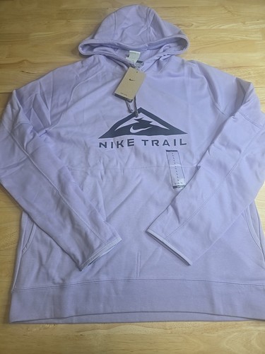Nike Trail Magic Hour Dri-FIT Men's Running Hoodie Size LARGE Purple DV9324 - Picture 2 of 8