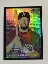 2006 Topps Heritage Jeff Bagwell #16 Chrome Black Refractor #/57 Astros SSP