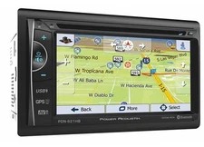 Power Acoustik PDN621HB D-Din 6.2" LCD Touch Bluetooth, Navigation, DVD,CD,USB