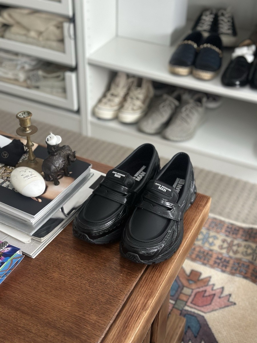 JUNYA WATANABE ブラックレザーシューズ Junya Watanabe x New Balance 1906L Sneaker Loafers Size US8 Mens