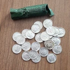 1961 D Roosevelt Silver Dime 1/2 Roll, 25 Coins, UNC, Pulled from US Mint Bag