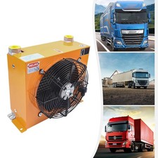 60W Hydraulic Oil Cooler AH1012T-CA with Precise Welding & Fan 100L/min