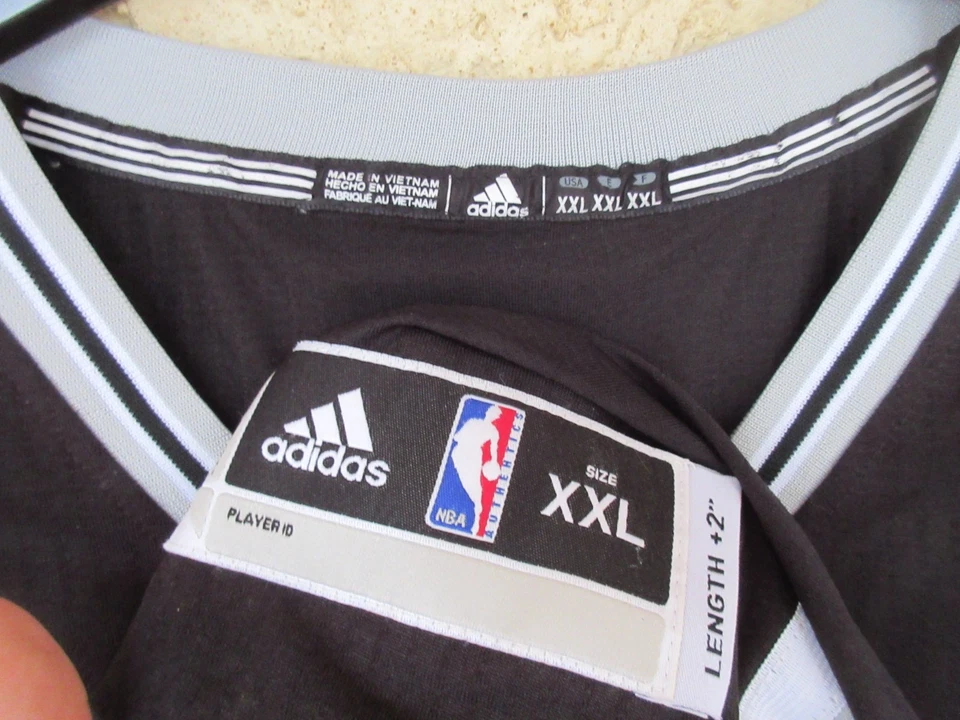 Maillot basket SAN ANTONIO SPURS Kawhi LEONARD n°2 ADIDAS NBA vintage shirt XXL - Photo 2/4