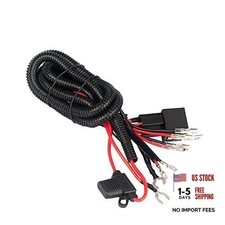 JHE 12V Horn Wiring Harness Relay Kits for Car Truck Grille Mount Blast Tone