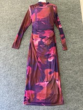 Merokeety Multicolor Fit And Flare Sheer Maxi Dress