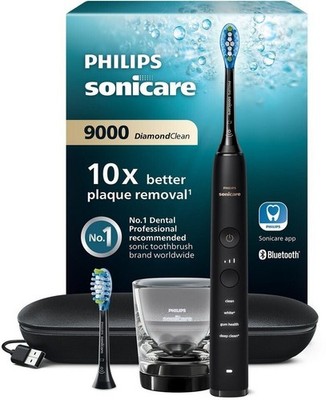 Philips Sonicare 9000 DiamondClean Schallzahnbürste Schwarz , HX9913/18, OvP Neu