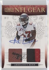 2010 Playoff National Treasures NFL Gear Combos 21/25 Arrelious Benn #11 0v9