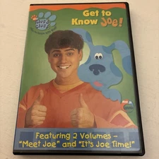 Blues Clues - Get To Know Joe (DVD, 2002) Nick Jr. Rare
