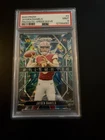 2024 prizm football Jayden Daniels Prizmatic- Green Wave PSA 9