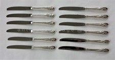 HOLMES EDWARDS INLAID silverplate ROMANCE flatware 12 DINNER KNIVES