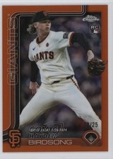 2025 Chrome Update Rookie Debut Orange Refractor 23/25 Hayden Birdsong 1t2r