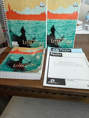 BJU Press Excursions In Literature  3rd Edition Subject Kit w/TE, Tests & AK