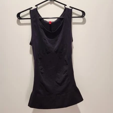 SPANX on Top And In Control Slimming Black Sleeveless Top Women's Large