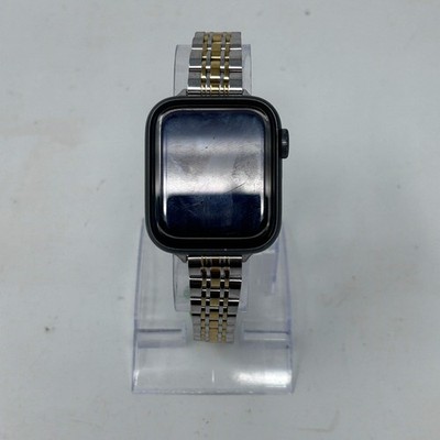GPS Only Apple Watch Series 5 40MM Black Aluminum Jubilee Link Bracelet A2094