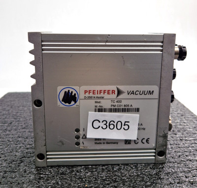 PFEIFFER VACUUM TC 400 M:No; PM C01 805 A   C   3605   181