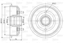 Tambour de frein Mazda 121