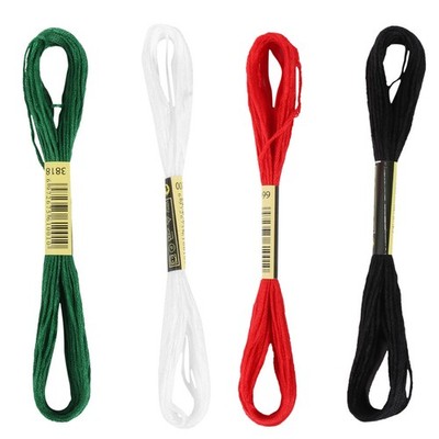 72pcs Kreuzstichfäden Stickbänder Floss mit Brettern zum Stricken