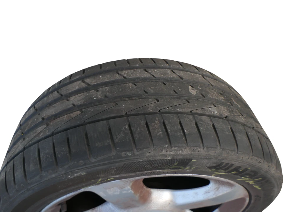 4x Audi A4 A6 Alufelge original 4B0601025AB ET45 235/45 ZR17 Reifen 3-5mm Sommer - Bild 3 von 4