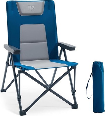 TIMBER RIDGE Campingstuhl Faltbar 260 KG Belastbar 4 Positionen verstellbar