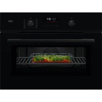 AEG NKK6N501B 6000 CombiQuick Compact Microwave Oven in Black 46891