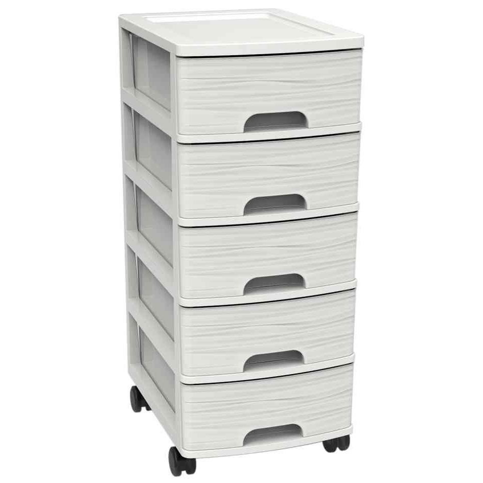 Organiseur de bureau A4 blanc STONE EDA pour trier le courrier