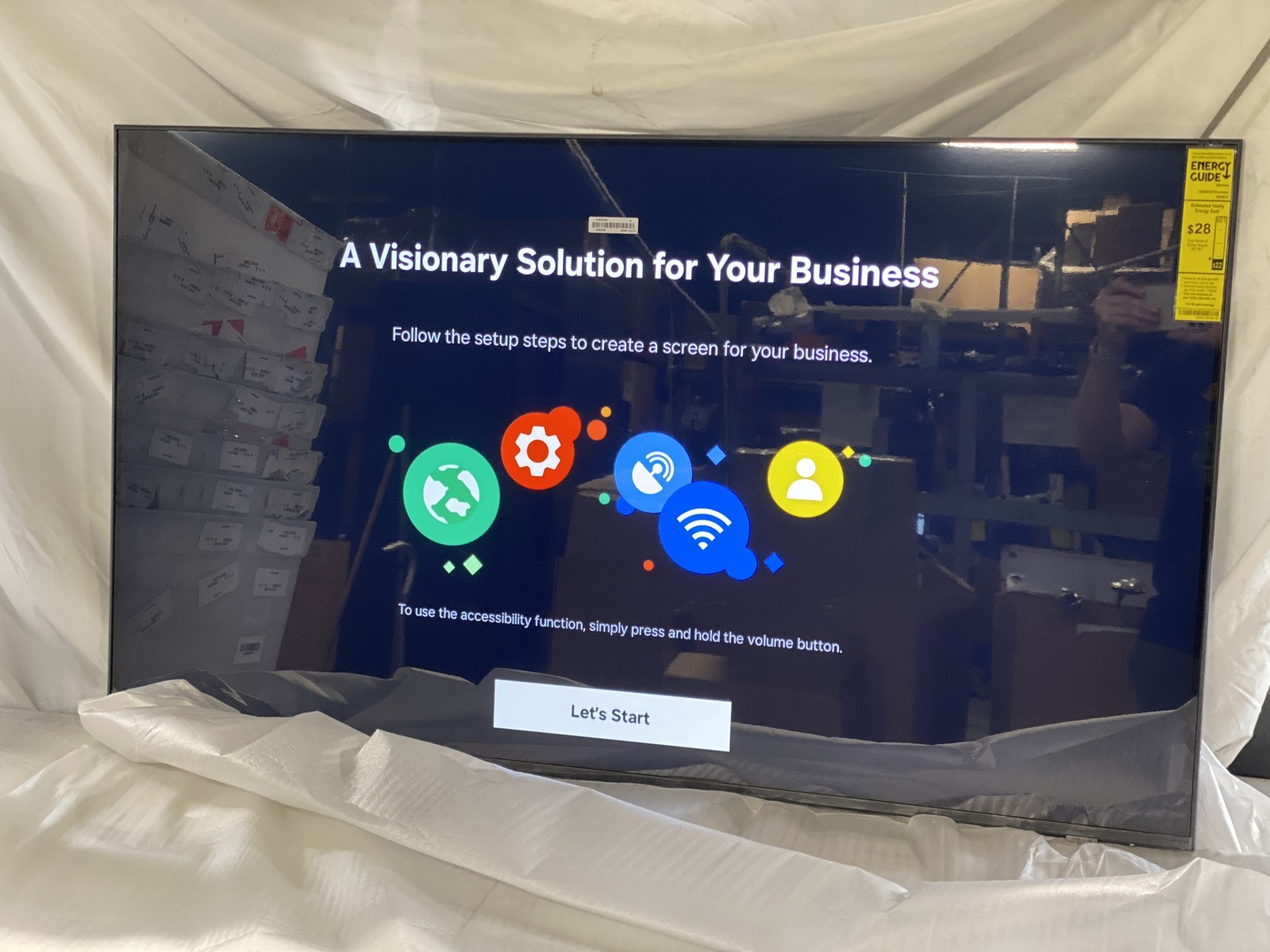 Samsung BED-H Series 50" UHD 4K HDR Commercial Television 3840x2160- Black