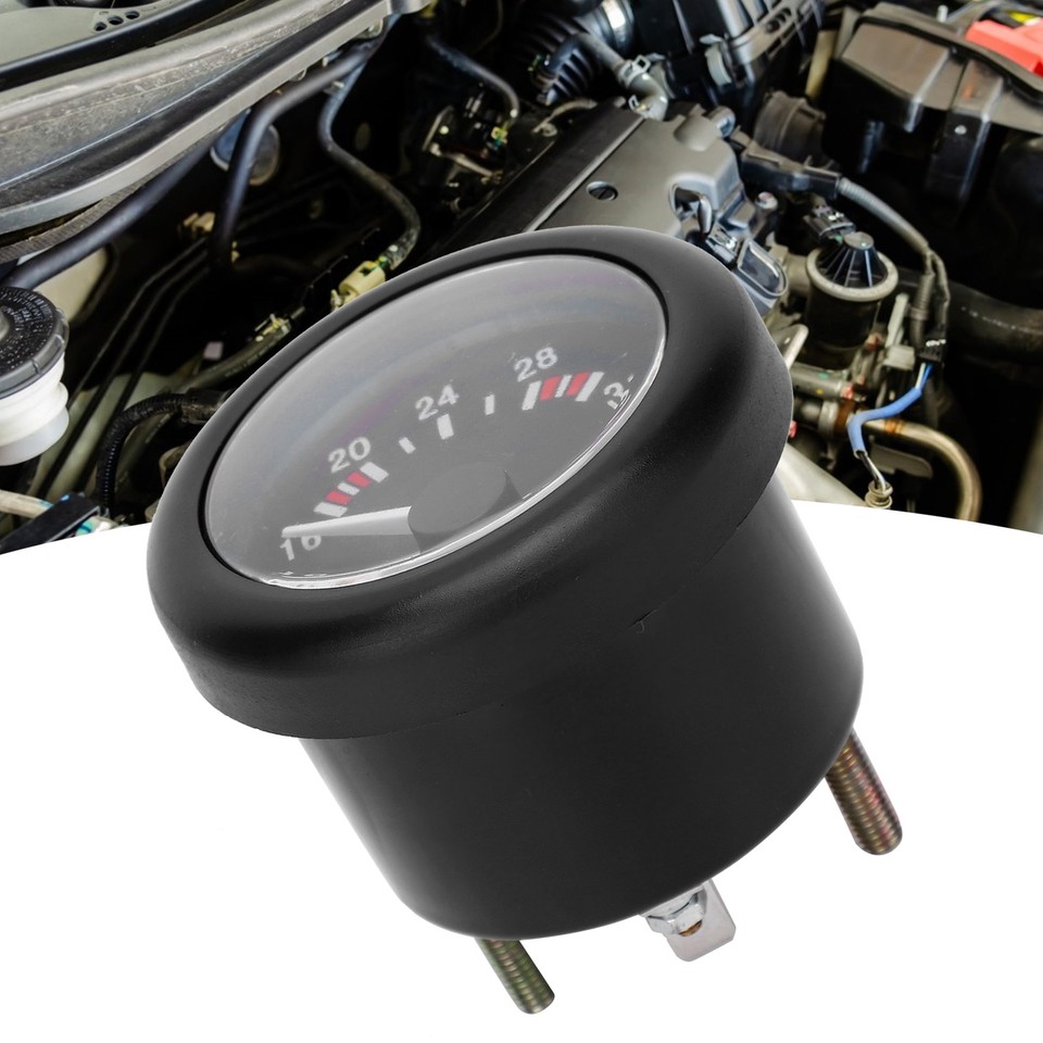 Battery Voltmeter Digital Pointer Unit Voltage Gauge Mechanical ...