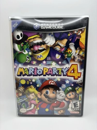 Mario Party 4 Nintendo GameCube CIB  Manual Tested W/ Protective Case