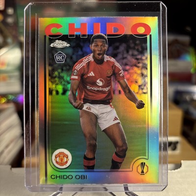 Chido Obi 2024-25 Topps Chrome UCL Silver Refractor Rookie Card RC 