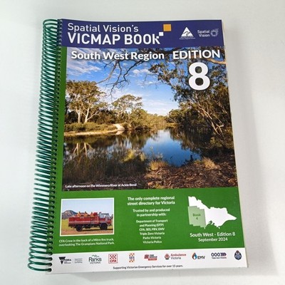 Spatial Vision's VICMAP Book South West Region Edition 8 Directory 2024